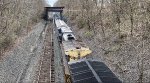 CSX 7816 sits in the second seat.